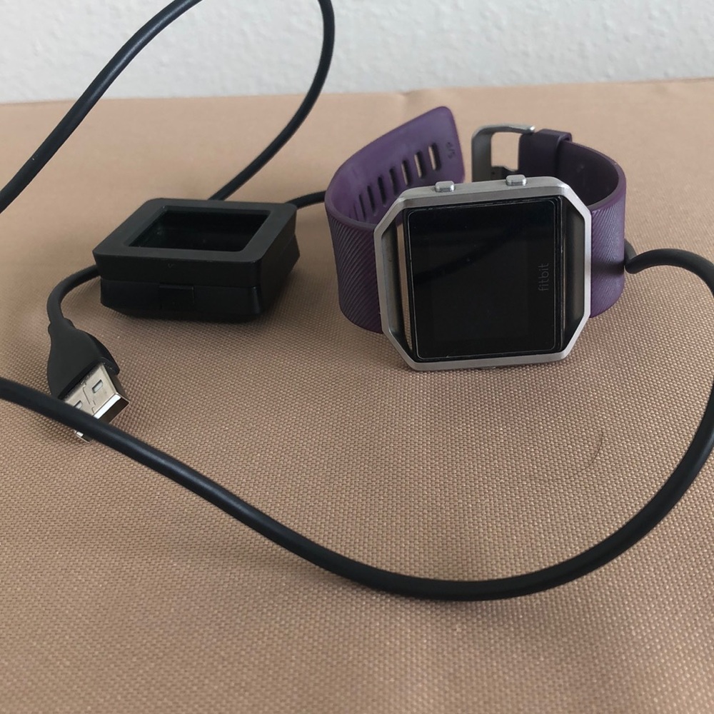 Fitbit Blaze with charger and band